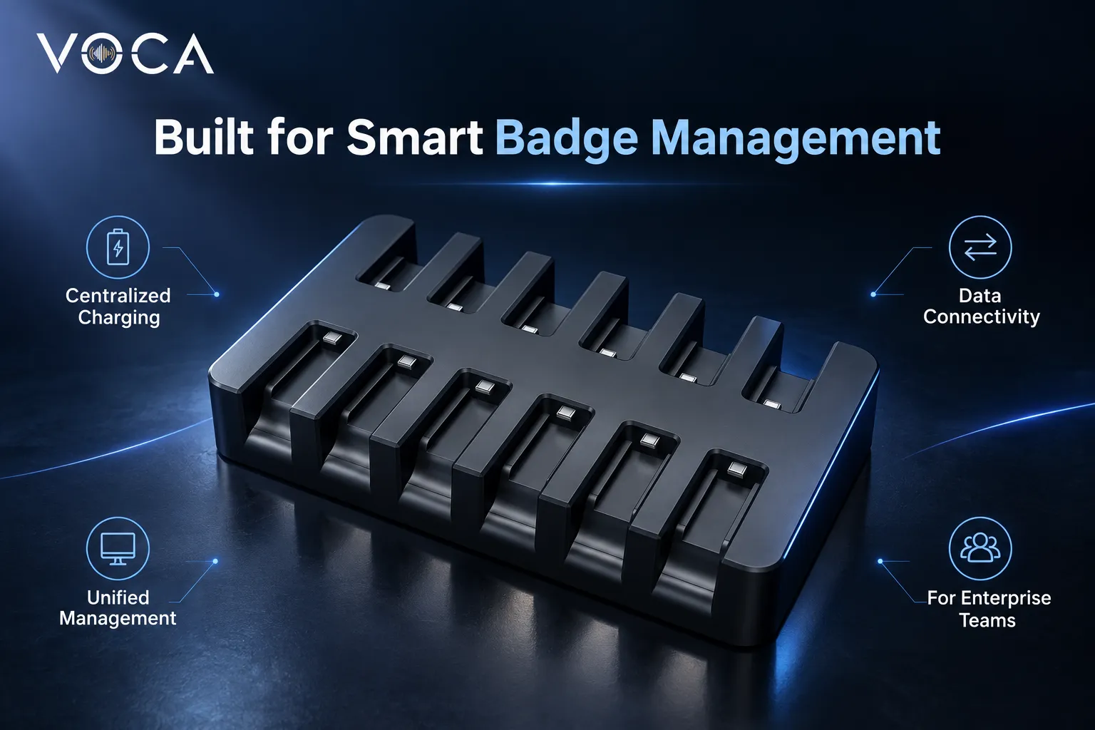 Key benefits of the Smart Badge Dock.