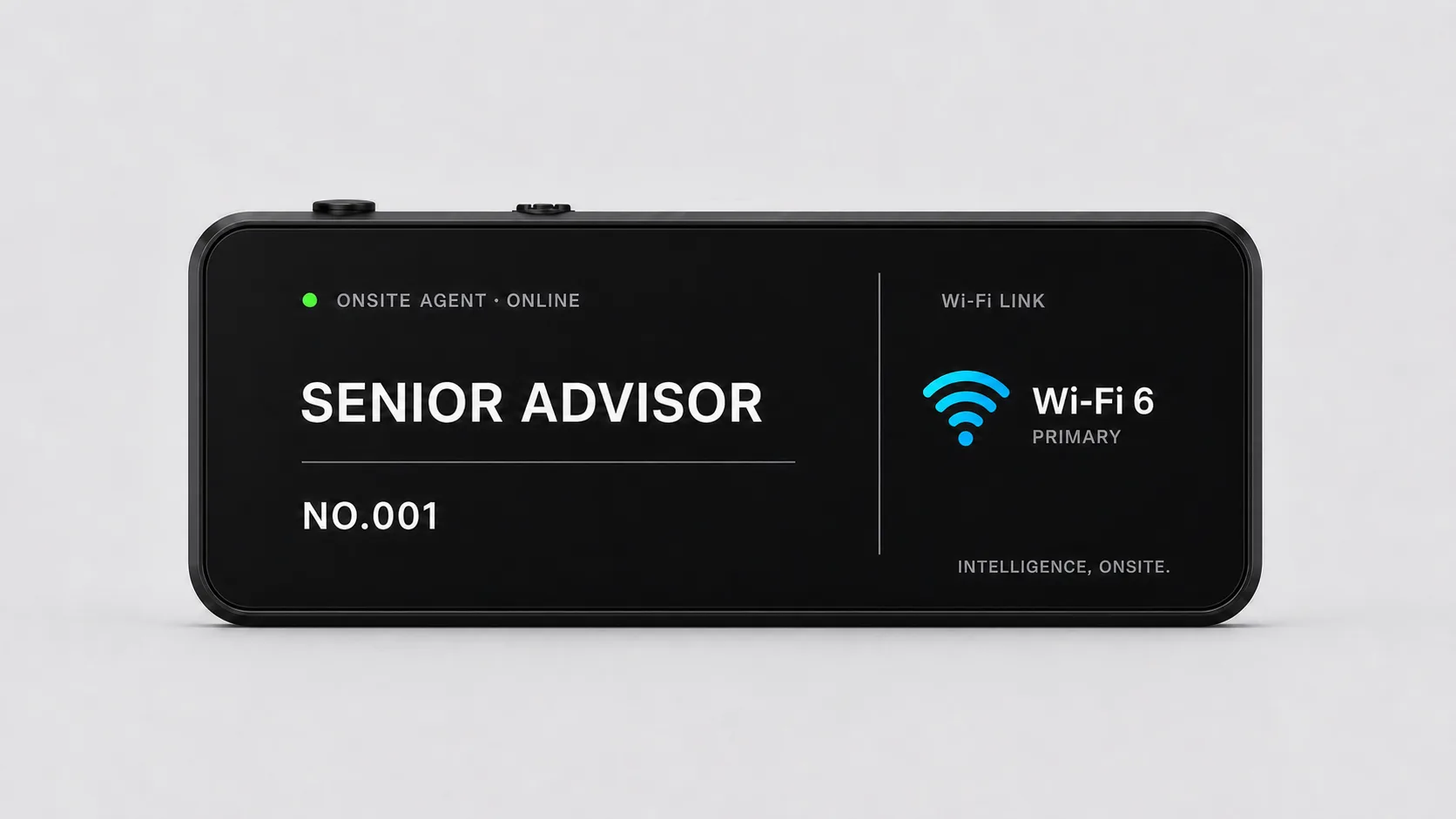 WiFi Smart Badge default view